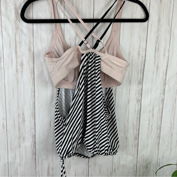 Calia pink bra with striped tank XS - Picture 5 of 6